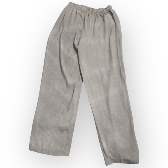 EUC Sheri Martin Vintage Wide Leg Pants | Size 14 | Beige | Made in USA P41 - Picture 1 of 6